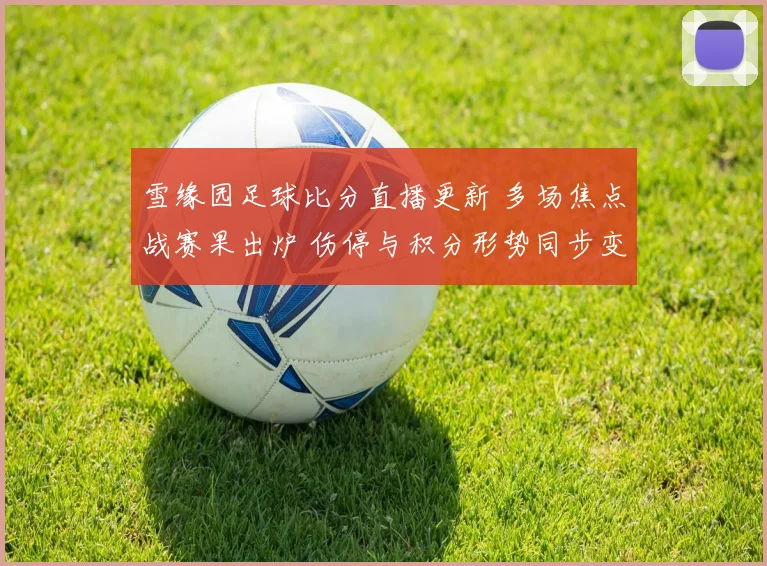 雪缘园足球比分直播更新 多场焦点战赛果出炉 伤停与积分形势同步变化